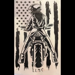 LLMC Biker Babe Black Vinyl