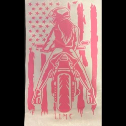 LLMC Pink Biker Vinyl
