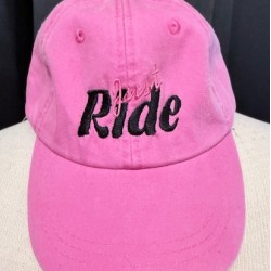 Just Ride Dark Pink Hat