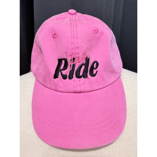 Just Ride Dark Pink Hat
