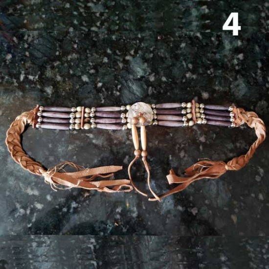 Fashion Tribal Real bone Bone Choker Necklace Native American Style #5 
